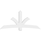 Ekena Millwork Davenport Architectural Grade PVC Gable Bracket, 84"W x 38 1/2"H x 4"D x 6"F, 11/12 Pitch GBP084X39X0406DAV00 - alternate 3